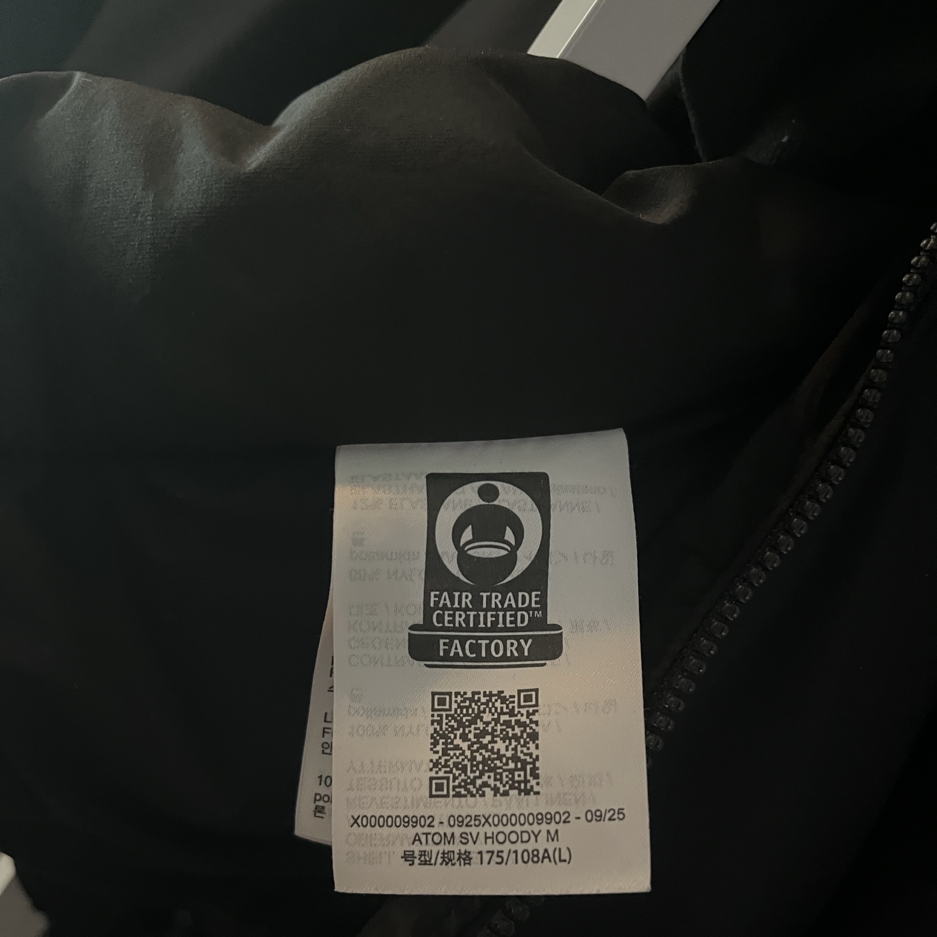 Arc'teryx Atom SV Hoody Black 착용 스타일 - 1