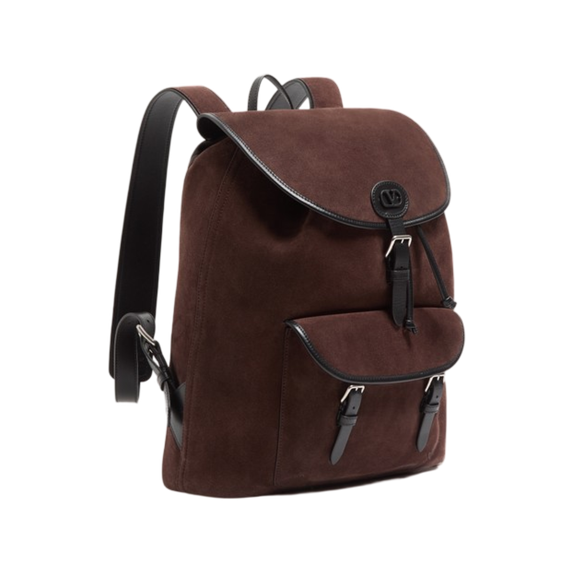 발렌티노 가라바니 앙티브 스웨이드 백팩 테스타 디 모로(Valentino Garavani Antibes Suede Backpack Testa Di Moro) - 2