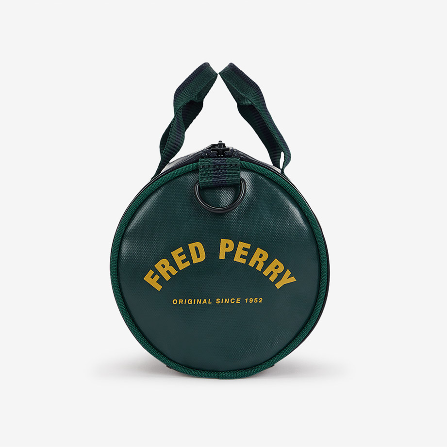 프레드페리 클래식 미니 배럴 백 네이비 그래스루츠(Fred Perry Classic Mini Barrel Bag Navy Grassroots) - 6