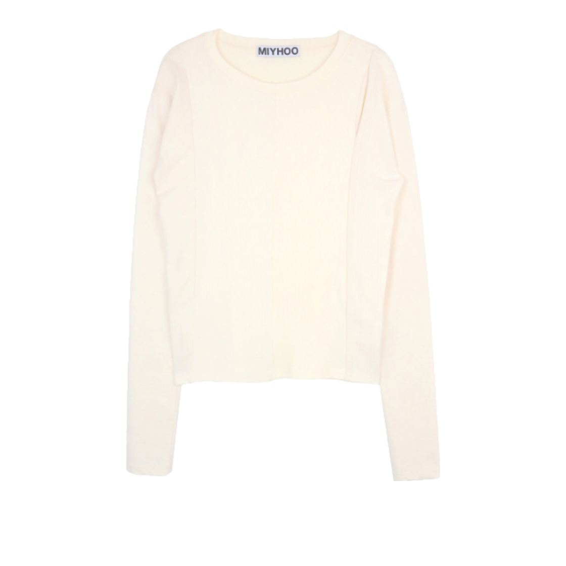 미와이후 사이드 슬릿 롱 슬리브 아이보리(Miyhoo Side Slit Long Sleeve Ivory)