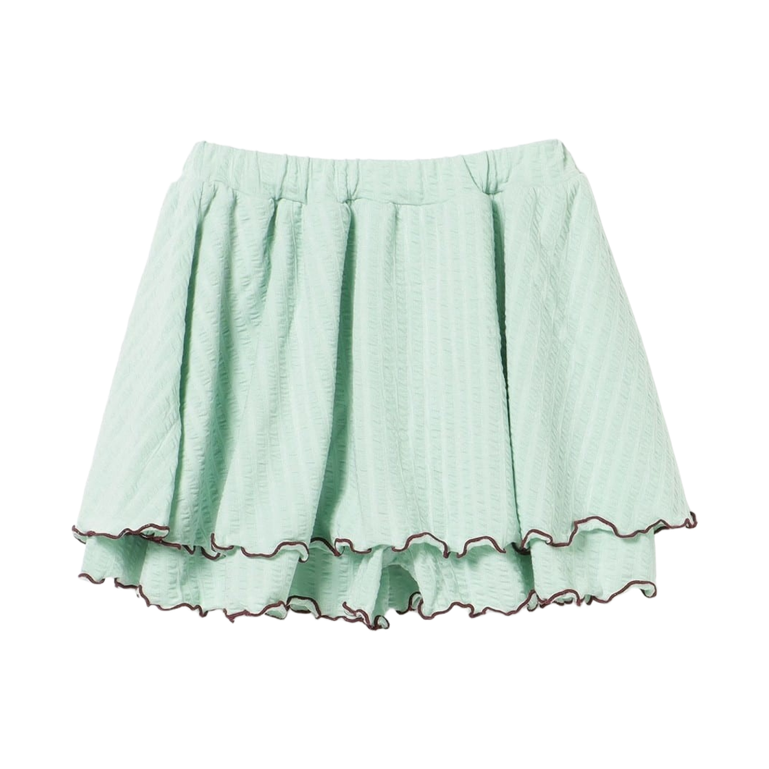 (키즈) 빔즈 미니 인쇼츠 플레어 스커트 민트((Kids) Beams Mini In-Shorts Flare Skirt Mint)