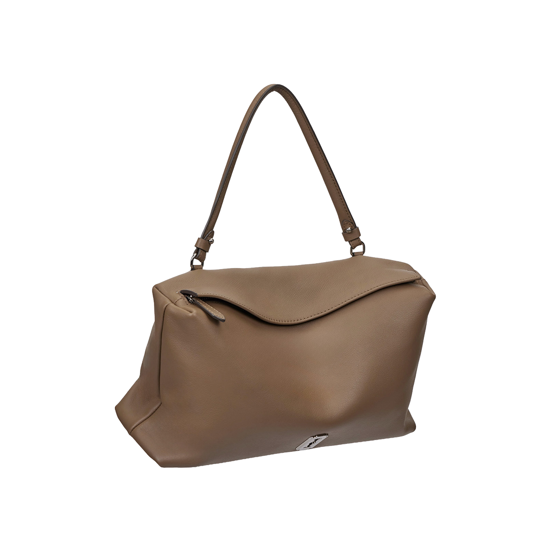 P0000FY_K vunque Toque Off Balance Tote M Khaki Beige