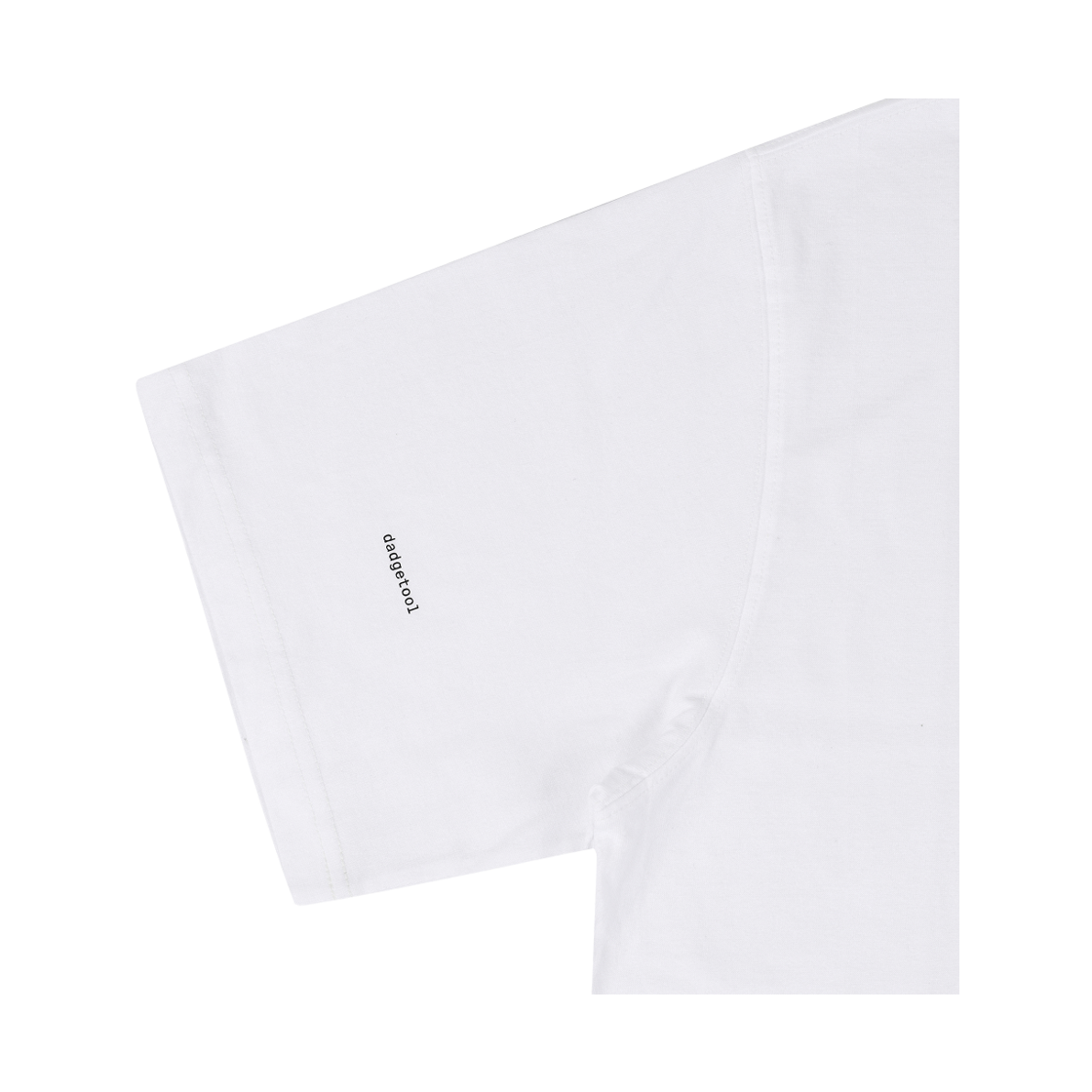 닷지툴 백 타이포 티셔츠 화이트(dadgetool Back Typo T-Shirt White) - 3