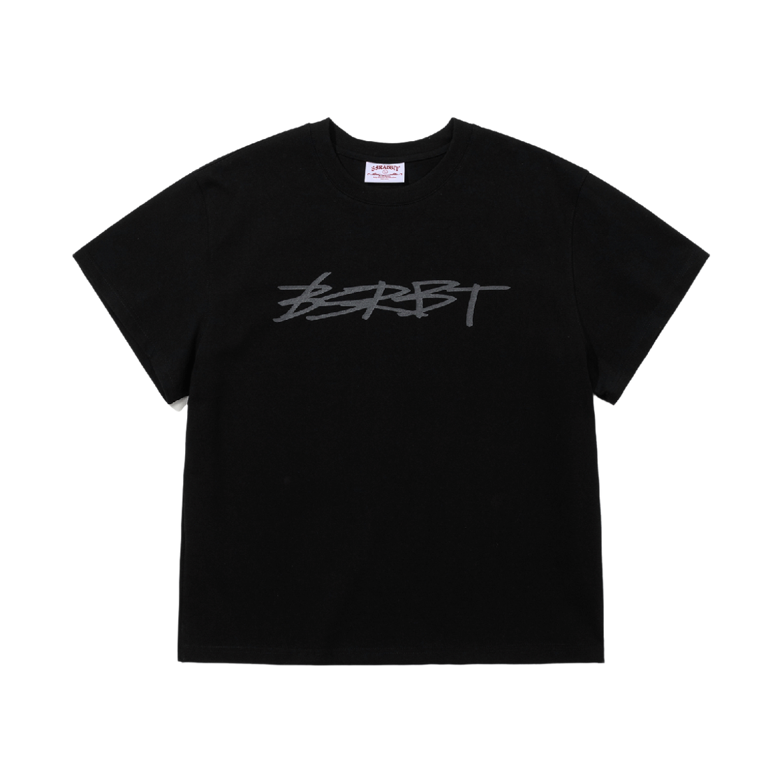 BSR26SSTS042 Bsrabbit Graffiti Tag Bsrbt Logo SST Black