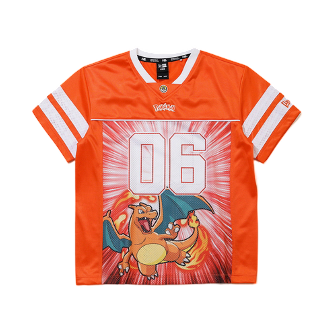 15174046 (Kids) New Era x Pokemon Mesh T-Shirt Orange