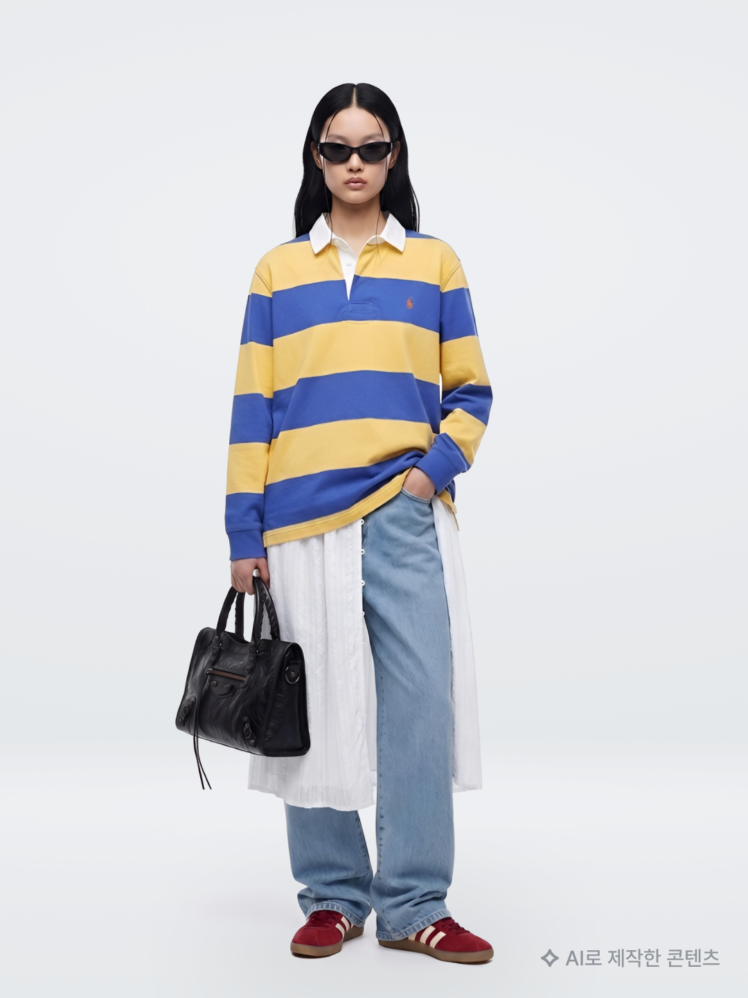 Margarin Fingers Lace Chiffon One Piece White, [10%적립] Polo Ralph Lauren Classic Fit Striped Jersey Rugby Shirt Yellow - 25FW 착용 스타일 - 2