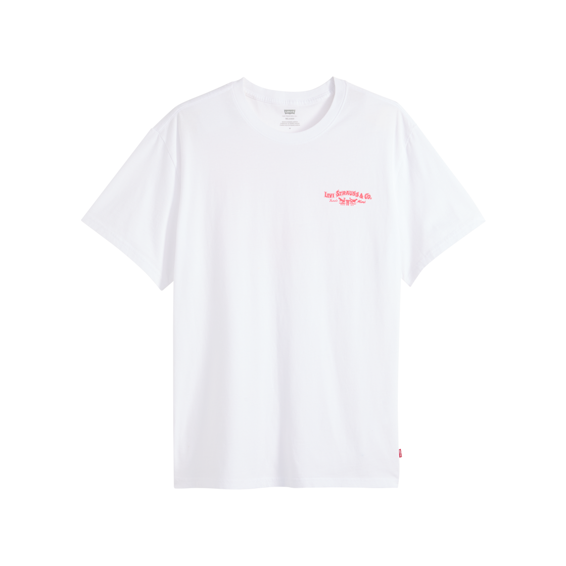 리바이스 릴렉스 핏 숏슬리브 그래픽 티셔츠 화이트(Levi's Relaxed Fit Short Sleeve T-Shirt White) - 1