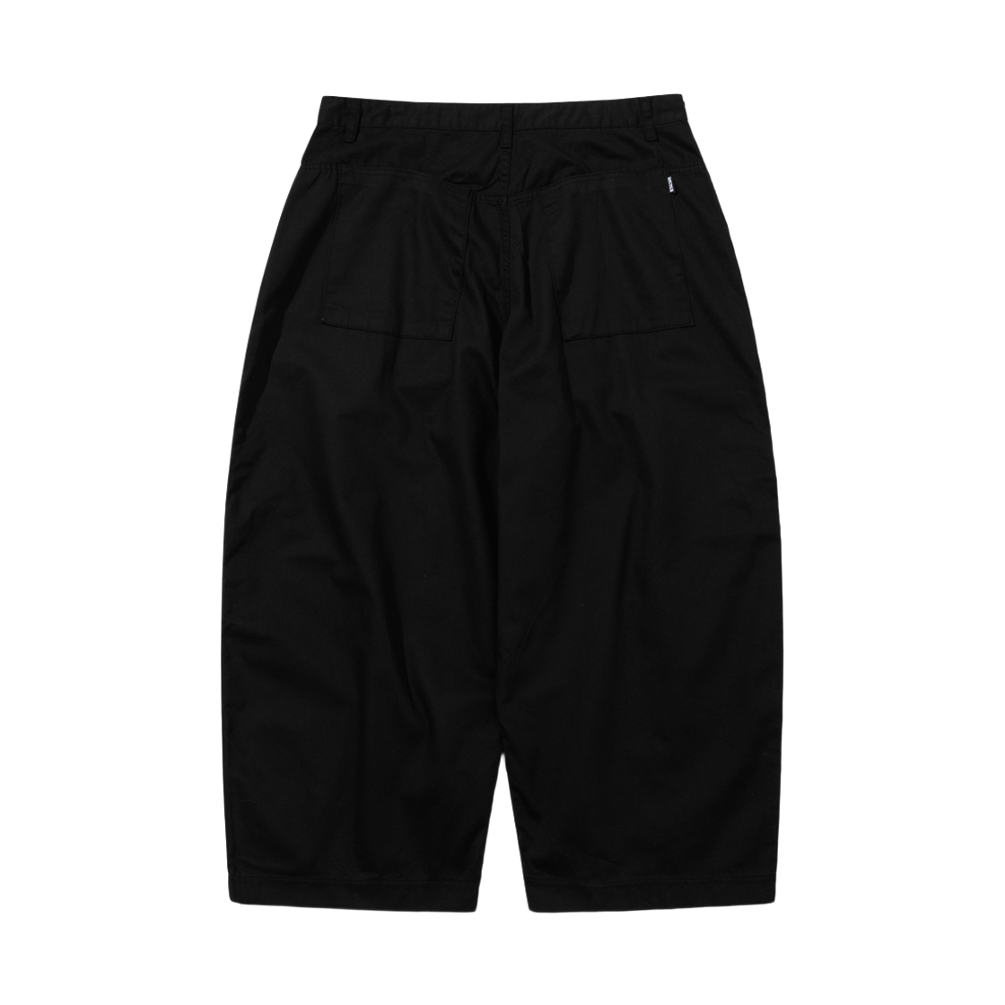 비에스래빗 와이드렉 드로우스트링 코튼 팬츠 블랙(Bsrabbit Wide-Leg Drawstring Cotton Pants Black) - 2