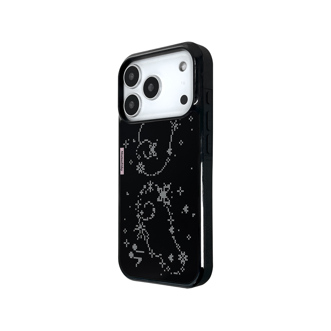 나인틴프라이데이 스티치 픽셀 맥세이프 에폭시 케이스 - 블랙(NINETEENFRIDAY Stitch Pixel Magsafe Epoxy Case - BLACK) - 2