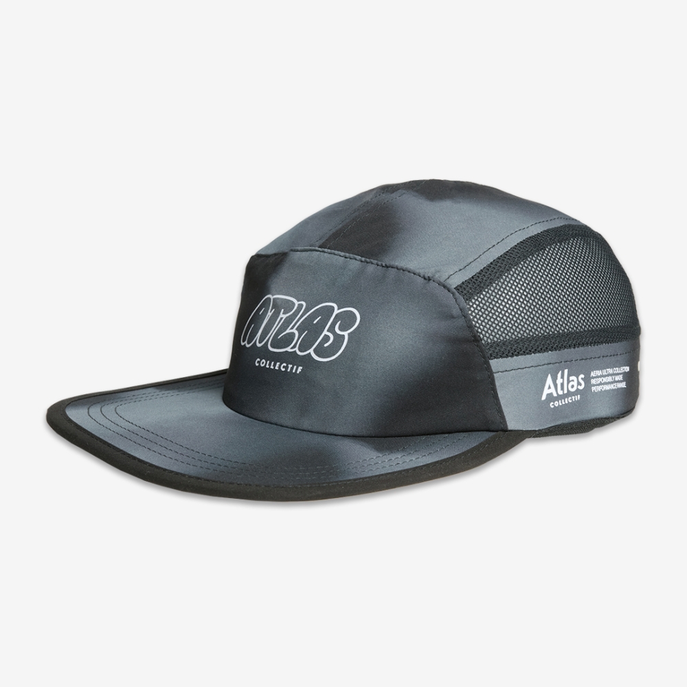아틀라스 콜렉티프 에리아 울트라 레이스 캡 블랙(Atlas COLLECTIF Aeria Ultra Race Cap BK) - 3
