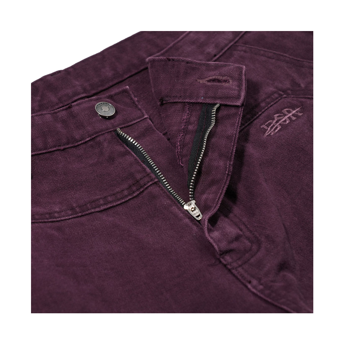비에스래빗 팻치 포켓 코튼 팬츠 와인(Bsrabbit Patch-Pocket Cotton Pants Wine) - 3