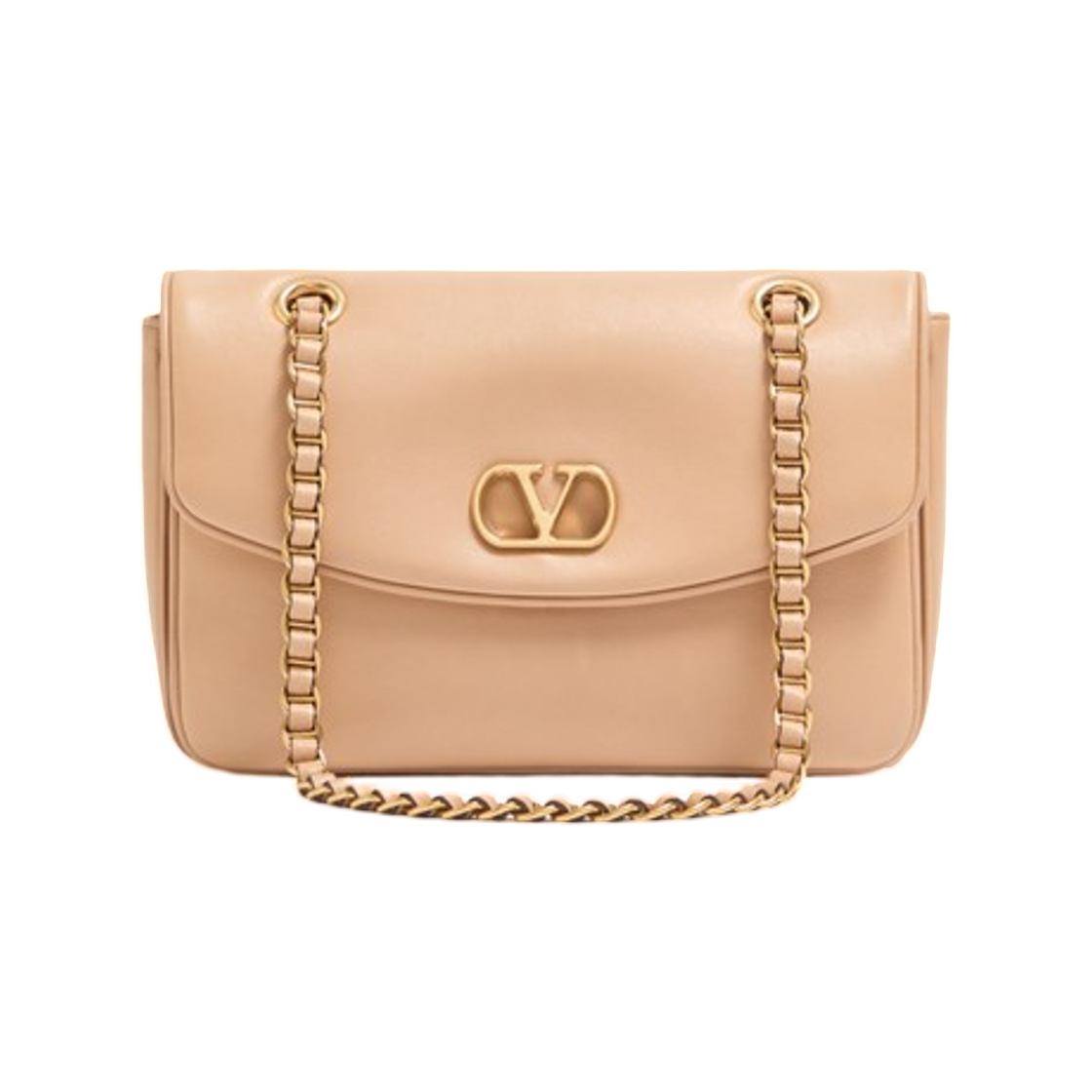 WB0T57AIRWRP Valentino Garavani Djuna Medium Chain Bag in Nappa Leather Pink