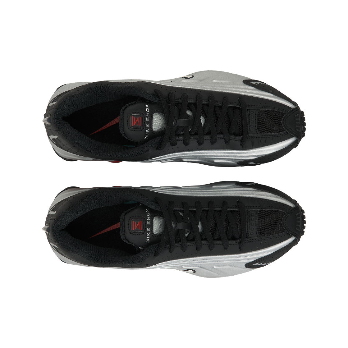 (W) 나이키 샥스 R4 OG 블랙 라이트 크림슨((W) Nike Shox R4 OG Black Light Crimson) - 5