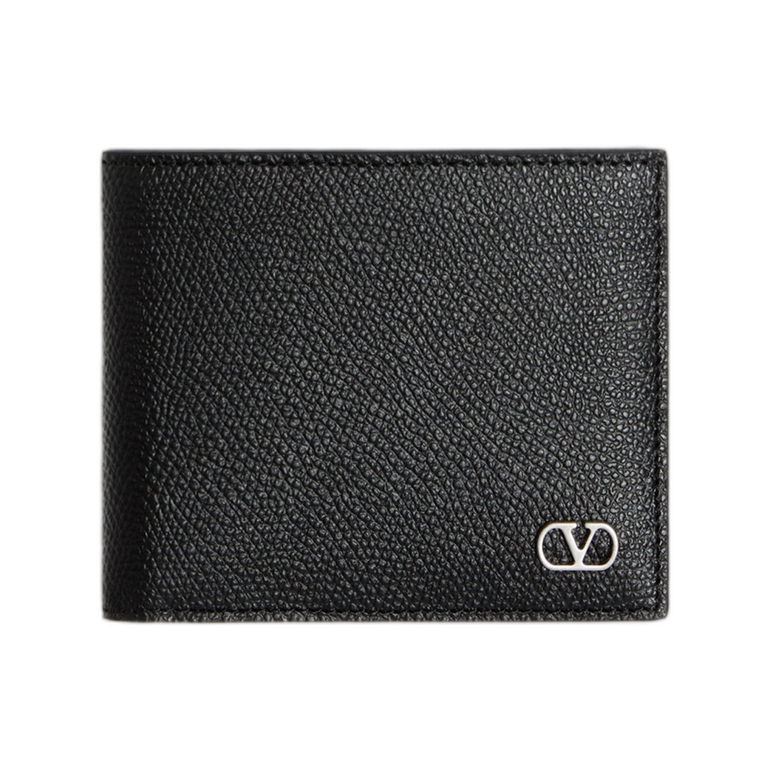 YP0AP3UAG0NO Valentino Garavani Vlogo Signature Grainy Calfskin Wallet Black
