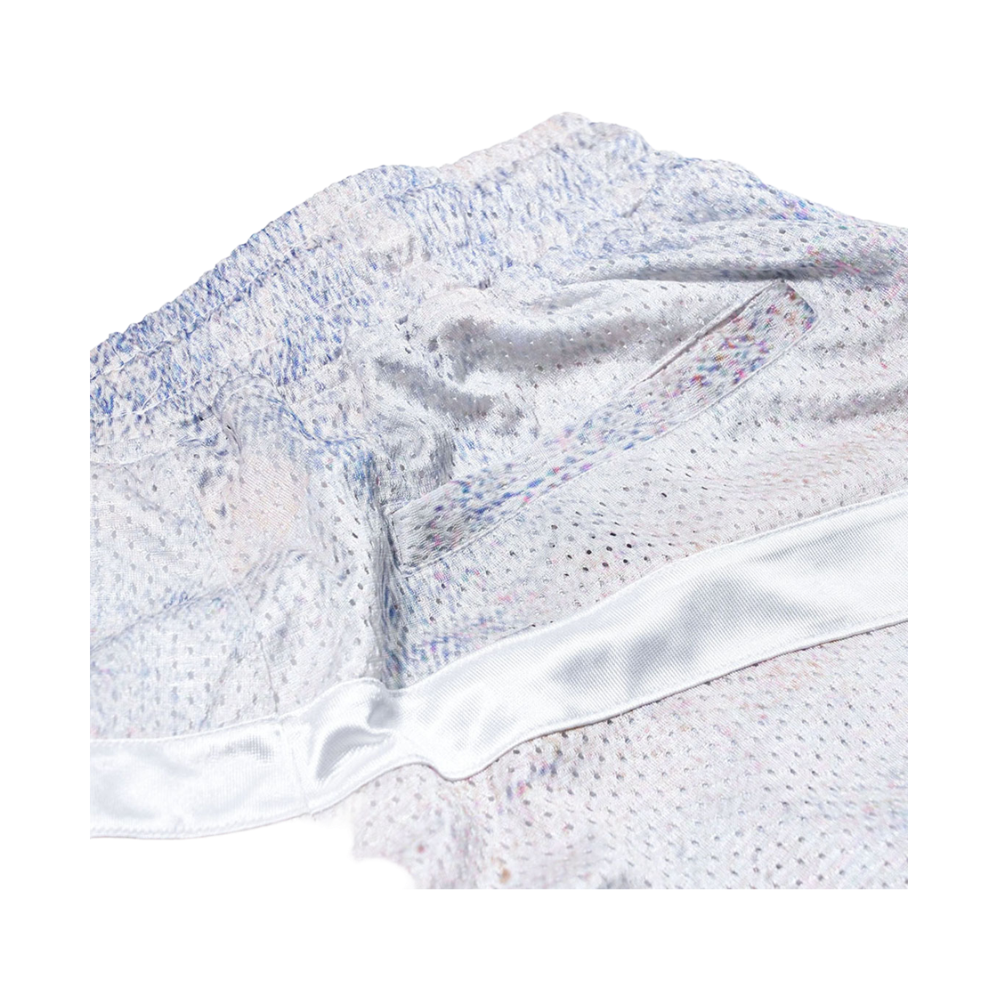 비에스래빗 컬러 블록 메쉬 트랙 숏팬츠 스카이(Bsrabbit Color-Block Mesh Track Shorts Sky) - 6