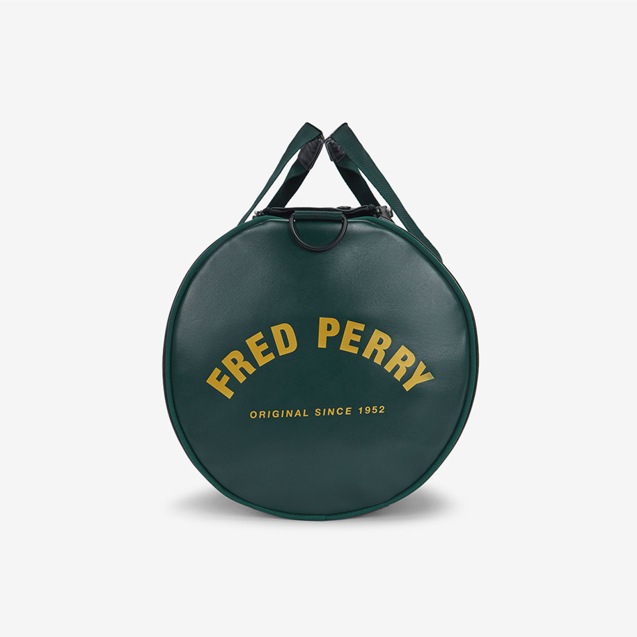 프레드페리 클래식 배럴 백 네이비 그래스루츠(Fred Perry Classic Barrel Bag Navy Grassroots) - 6