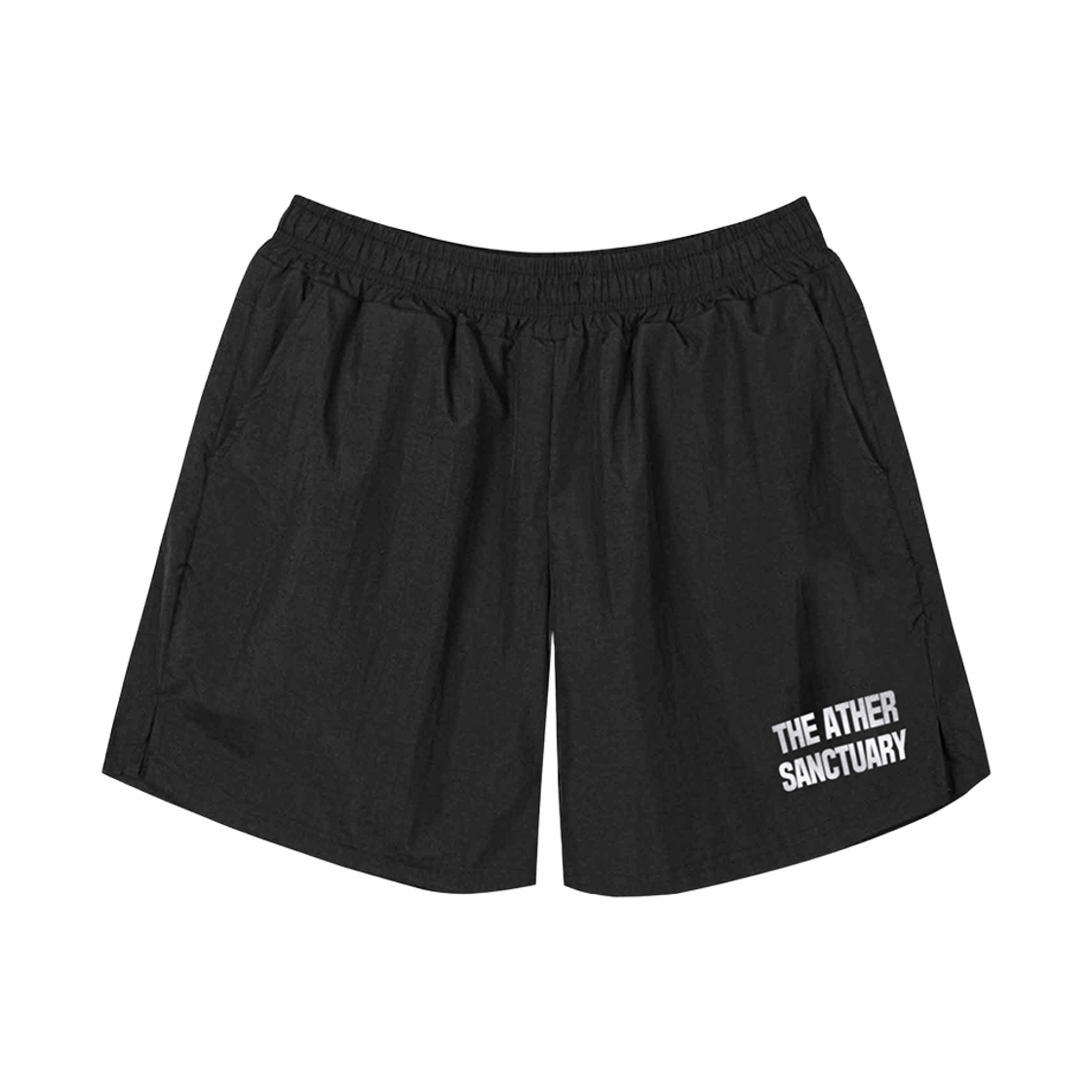 디아더생츄어리 엔트리 립 나일론 5인치 쇼츠 블랙(THE ATHER SANCTUARY Entry Rib Nylon 5” Shorts Black)