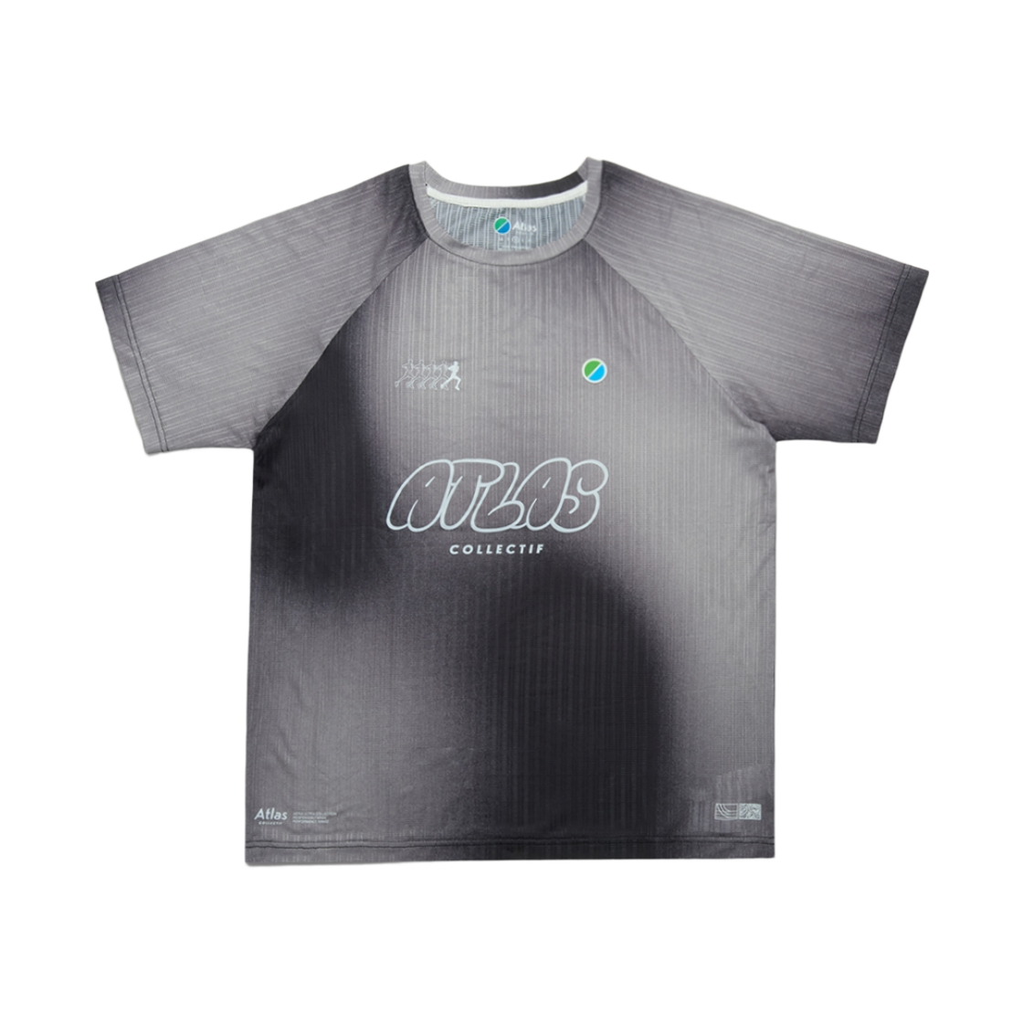 아틀라스 콜렉티프 에리아 울트라 남성 레이스 티셔츠 블랙(Atlas COLLECTIF Aeria Ultra MENS Race T-Shirt BK)
