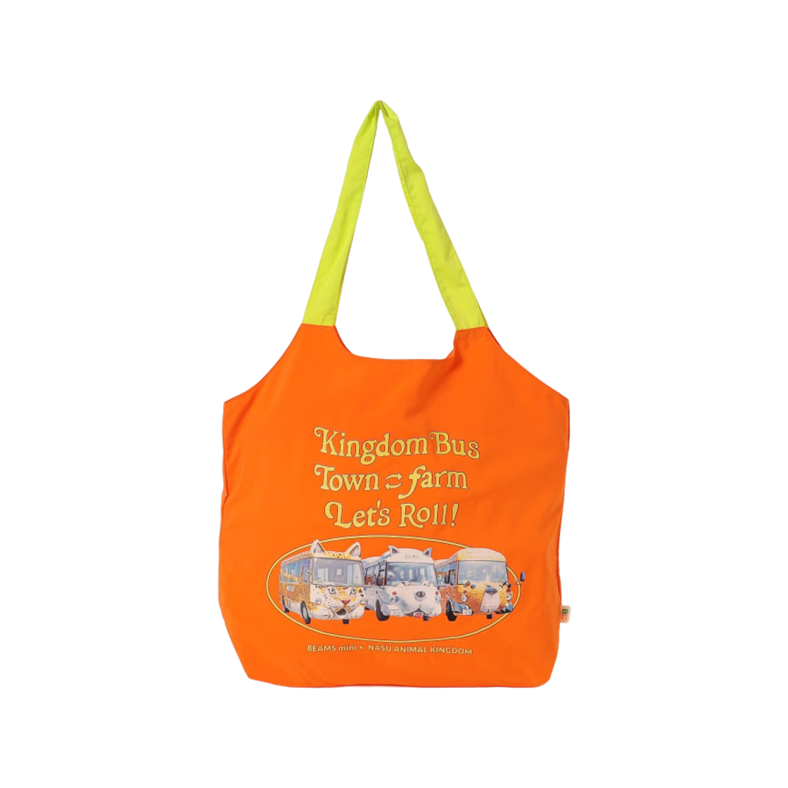 (키즈) 빔즈 미니 x 궁극의 왕 백과사전 에코백 오렌지((Kids) Beams Mini x The Ultimate King Encyclopedia Eco Bags Orange)