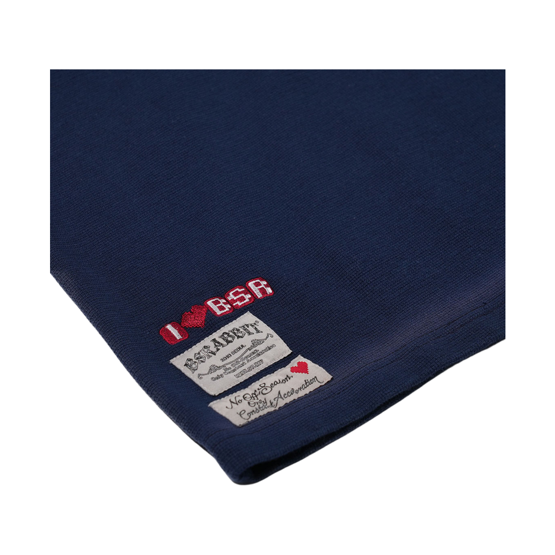 비에스래빗 로고 패치 워시드 롱슬리브 티셔츠 네이비(Bsrabbit Logo Patch Washed Long Sleeve Navy) - 5