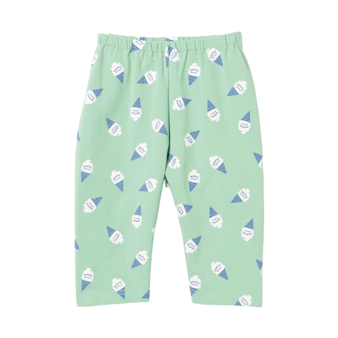(키즈) 빔즈 미니 마이니치 고고 7/8 렝스 팬츠 아이스 크림((Kids) Beams Mini Mainichi Gogo 7/8 Length Pants Ice Cream) - 1