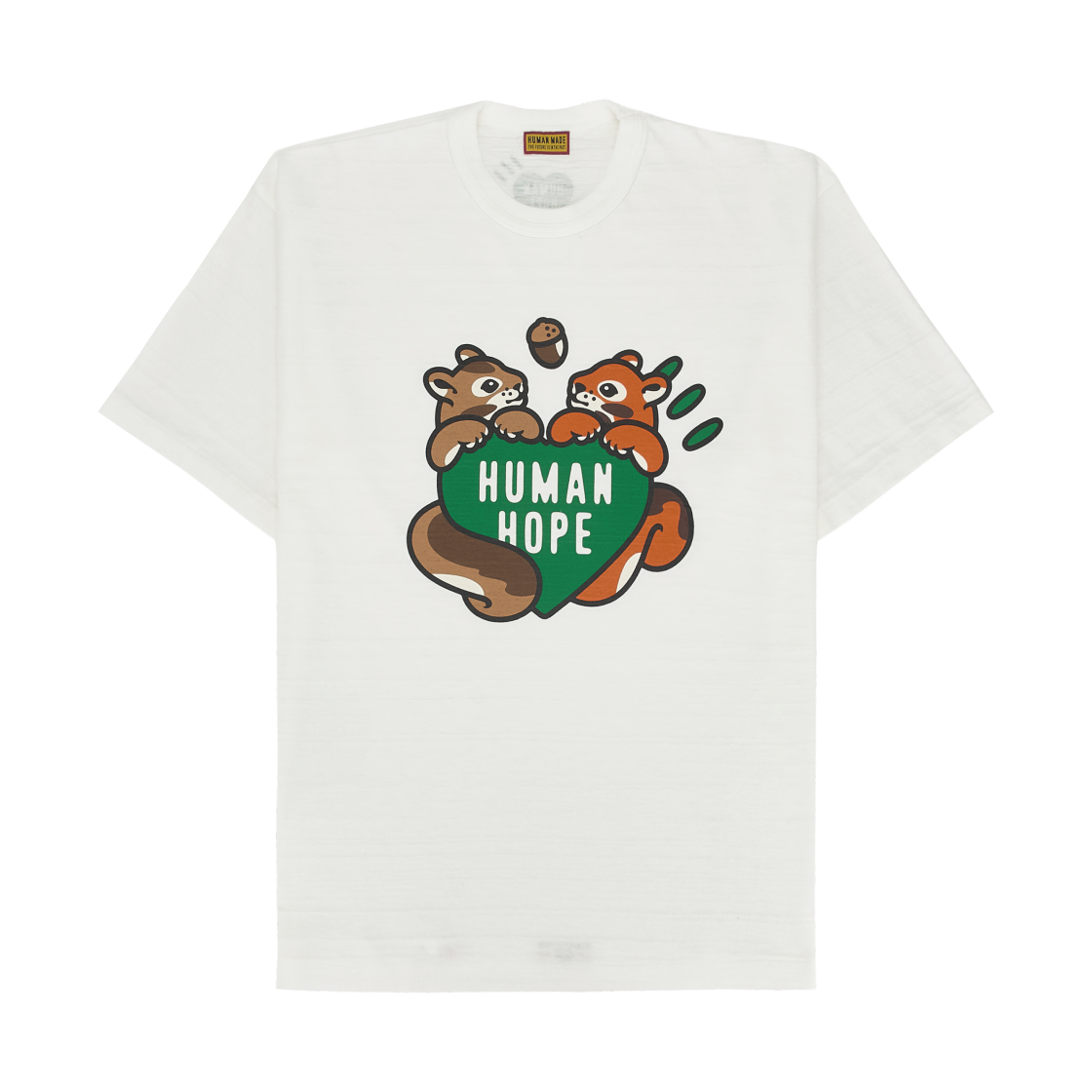 휴먼 메이드 휴먼 호프 그래픽 티셔츠 화이트(Human Made Human Hope Graphic T-Shirt White)