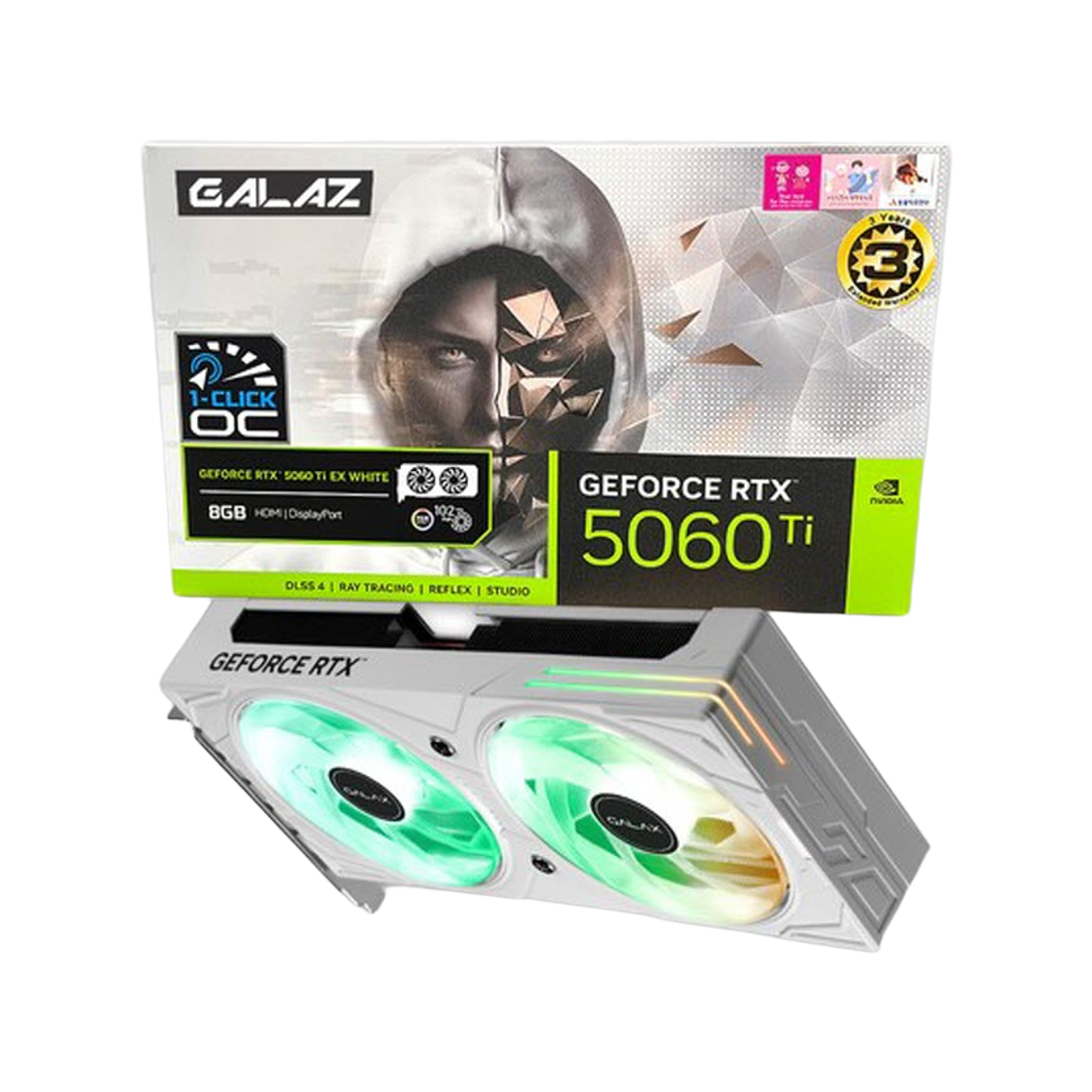갤럭시 GALAZ 지포스 RTX 5060 Ti EX WHITE OC D7 8GB
