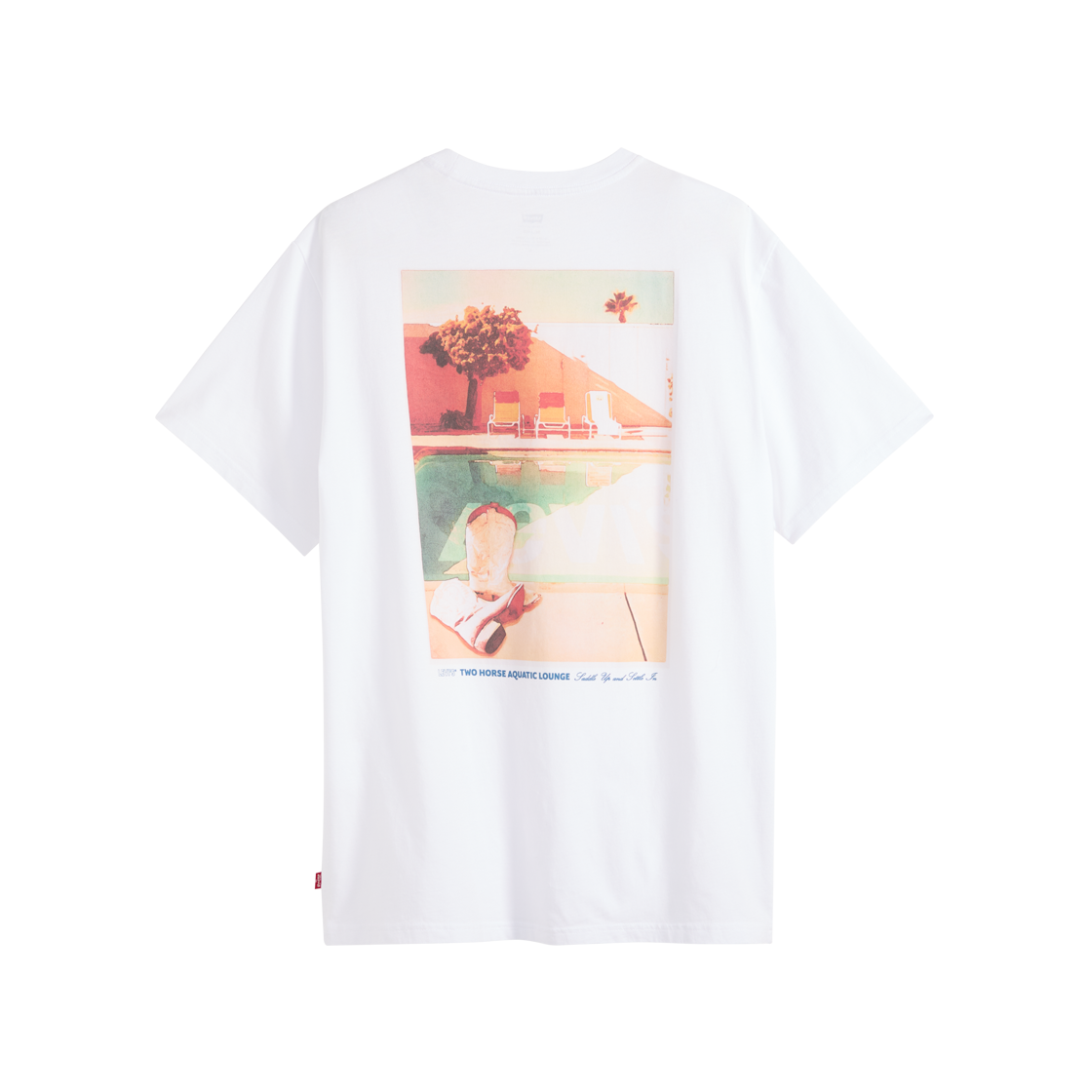 리바이스 릴렉스 핏 숏슬리브 그래픽 티셔츠 화이트(Levi's Relaxed Fit Short Sleeve T-Shirt White) - 2