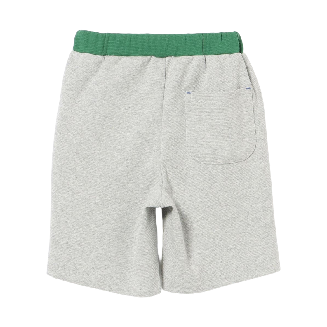 (키즈) 빔즈 미니 리플 스마일 쇼츠 탑 그레이((Kids) Beams Mini Ripple Smile Shorts Top Grey) - 2