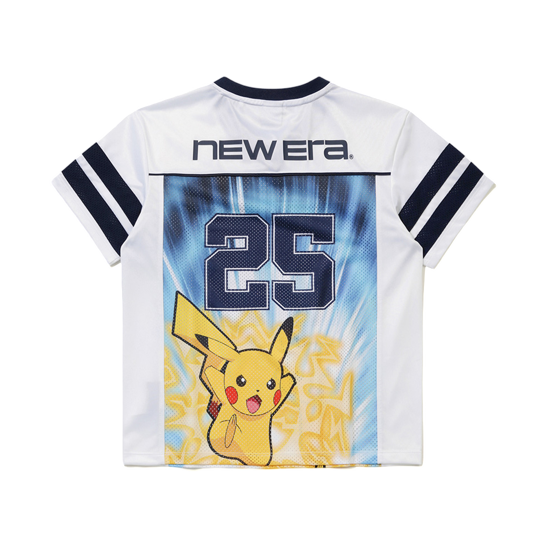 (키즈) 뉴에라 x 포켓몬 메쉬 티셔츠 오프 화이트((Kids) New Era x Pokemon Mesh T-Shirt Off White) - 2