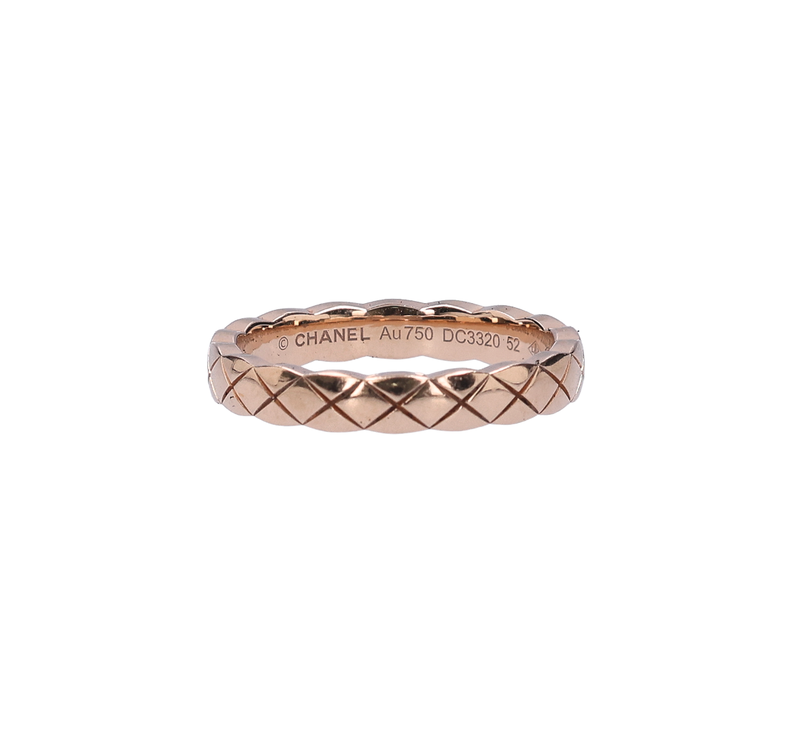 샤넬 J11785 미니 코코 크러쉬링 18K 베이지 골드(Chanel J11785 Mini Coco Crush Ring 18K Beige Gold) - 1