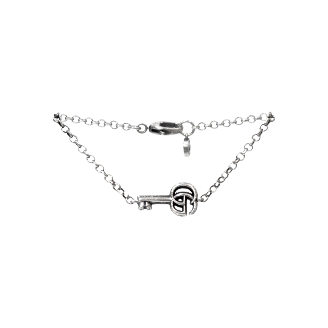 ITN64U47J2GM Gucci Double G Key Silver Bracelet C-B54754
