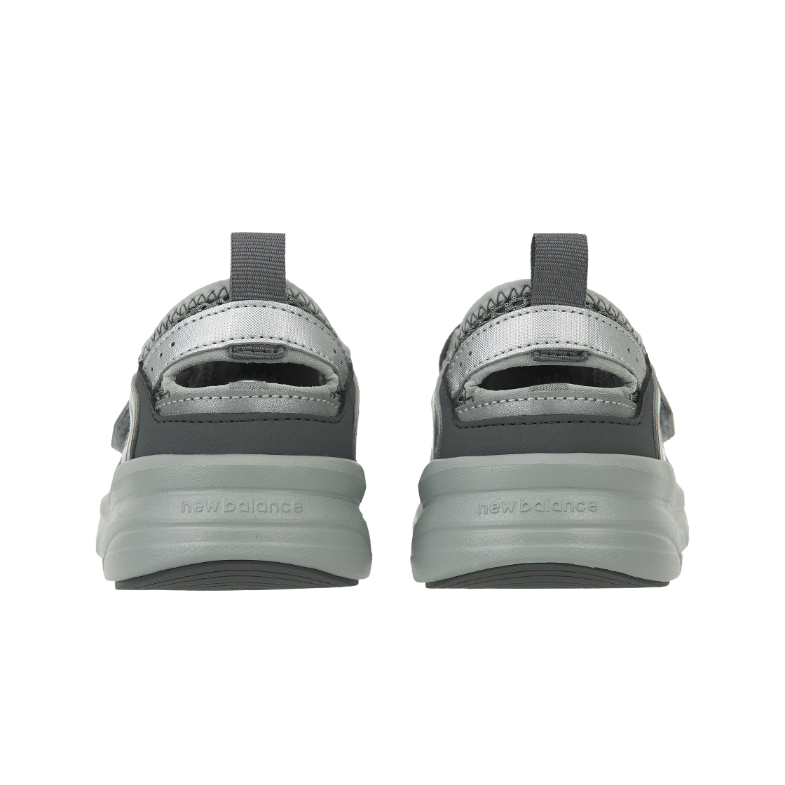 (키즈) 뉴발란스 프리들 X 샌들 리플렉스 실버((Kids) New Balance Freedle X Sandal Reflex Silver) - 6