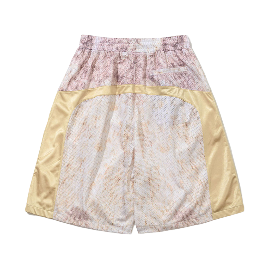 비에스래빗 컬러 블록 메쉬 트랙 숏팬츠 베이지(Bsrabbit Color-Block Mesh Track Shorts Beige) - 2