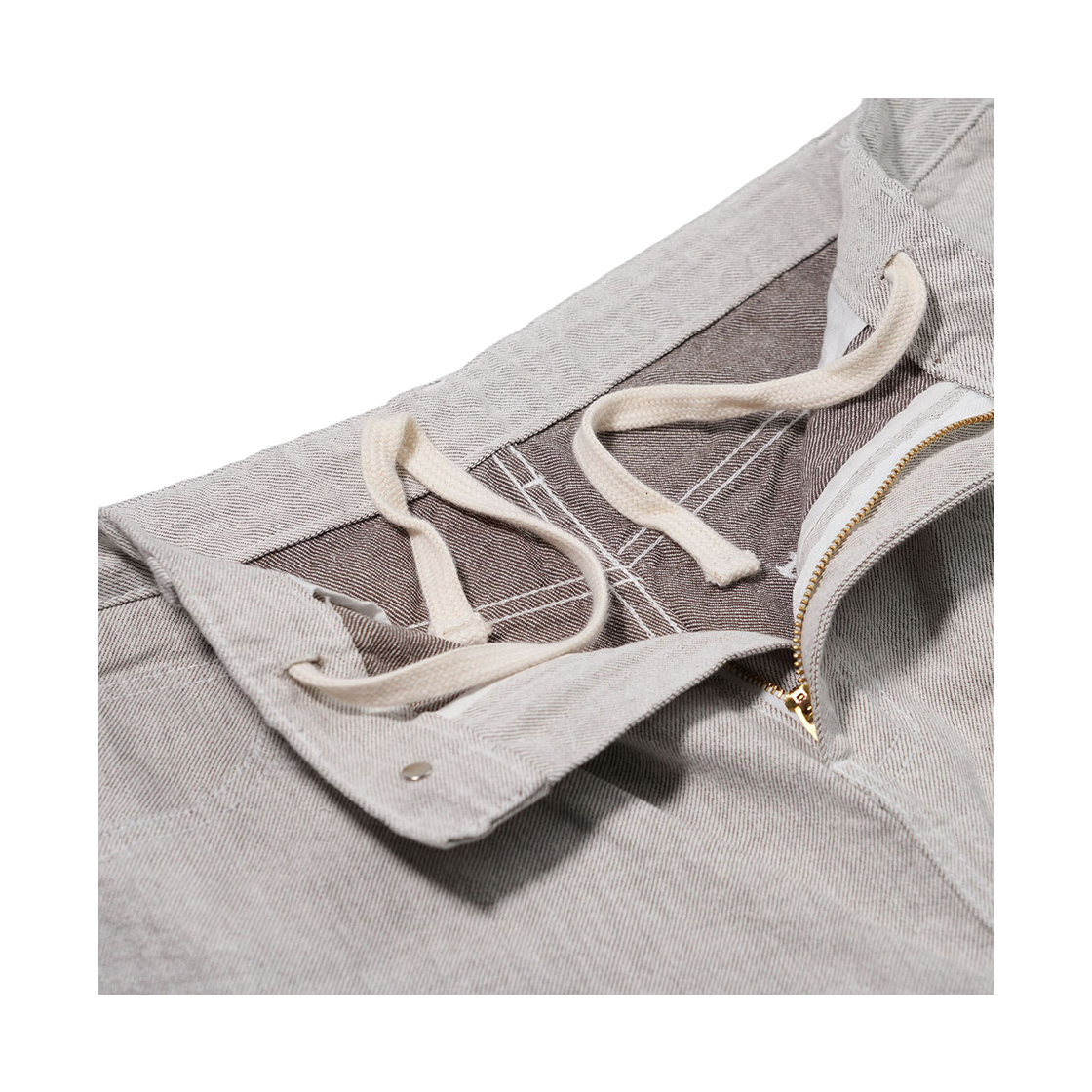 비에스래빗 배럴렉 로고 팻치 팬츠 브라운(Bsrabbit Barrel-Leg Logo Patch Pants Brown) - 3