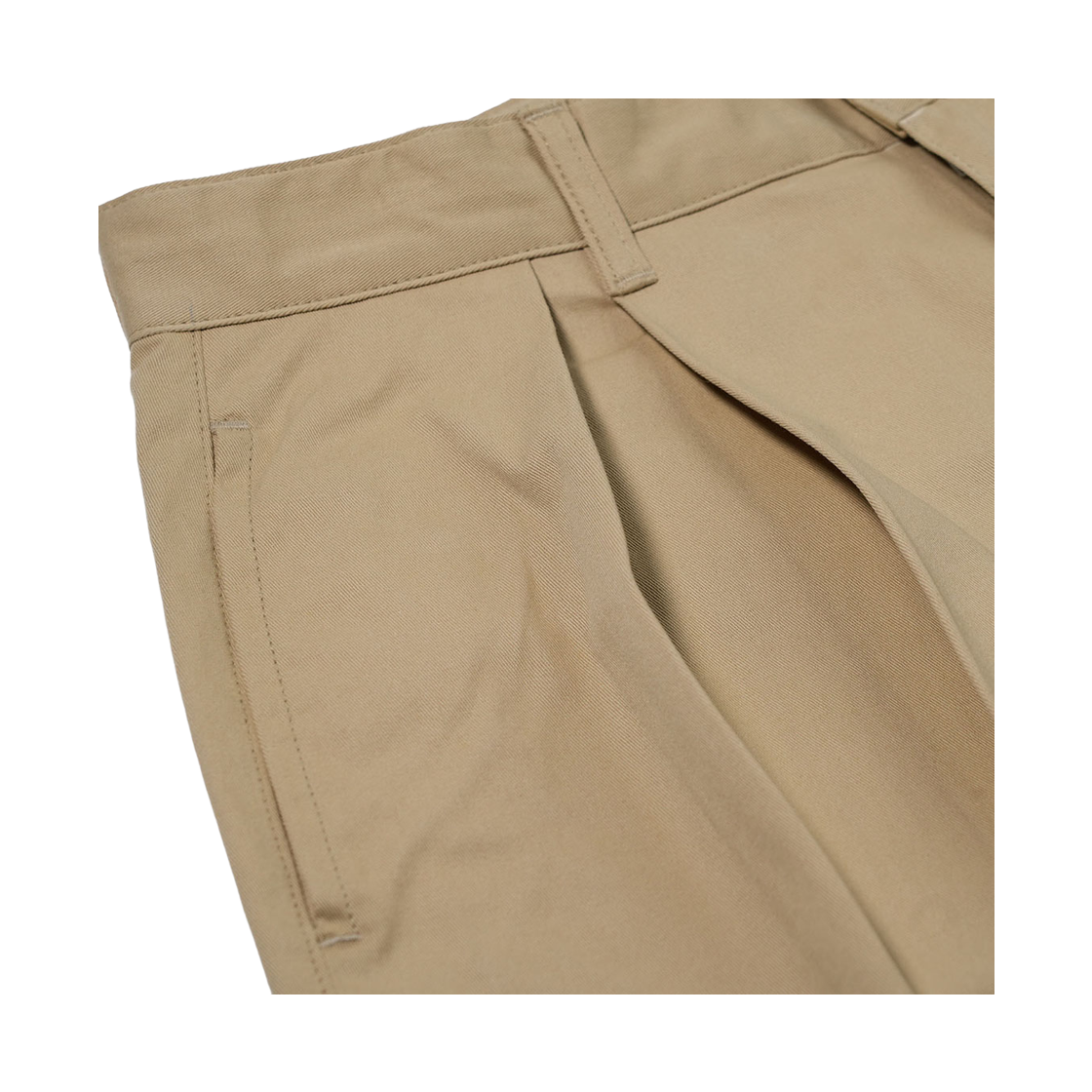 비에스래빗 벌룬핏 턱 코튼 버뮤다 숏팬츠 베이지(Bsrabbit Balloon-Fit Tuck Cotton Bermuda Shorts Beige) - 5