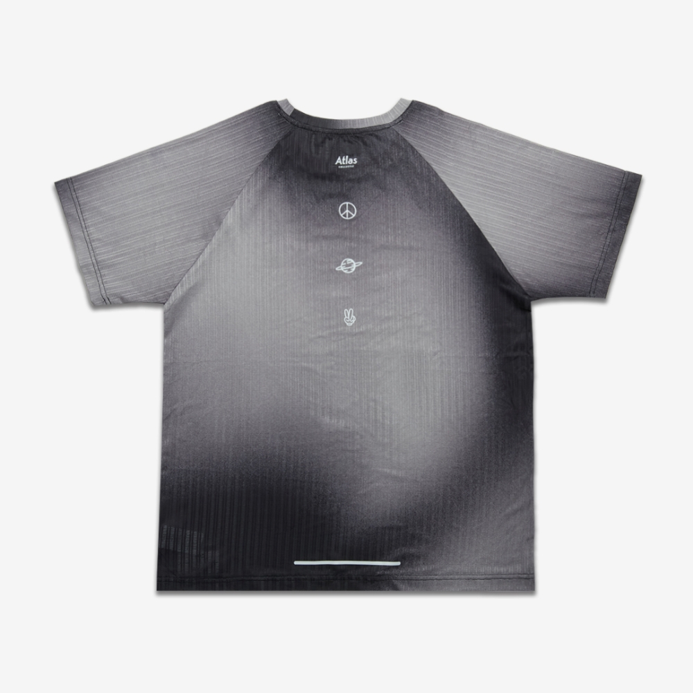 아틀라스 콜렉티프 에리아 울트라 남성 레이스 티셔츠 블랙(Atlas COLLECTIF Aeria Ultra MENS Race T-Shirt BK) - 2