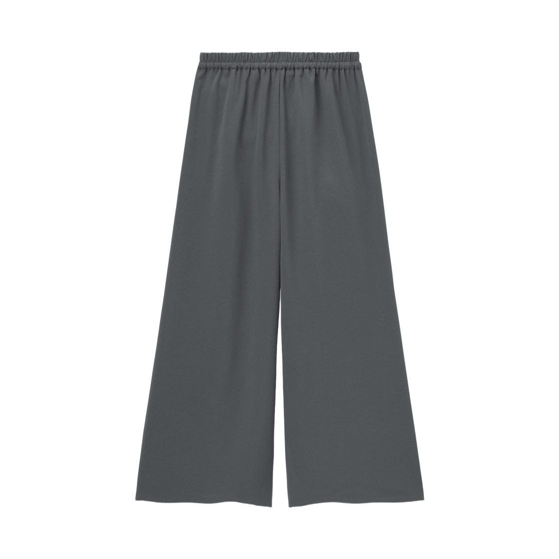 (W) GU 드레이프 와이드 팬츠 그레이((W) GU Draped Wide Pants Gray) - 2