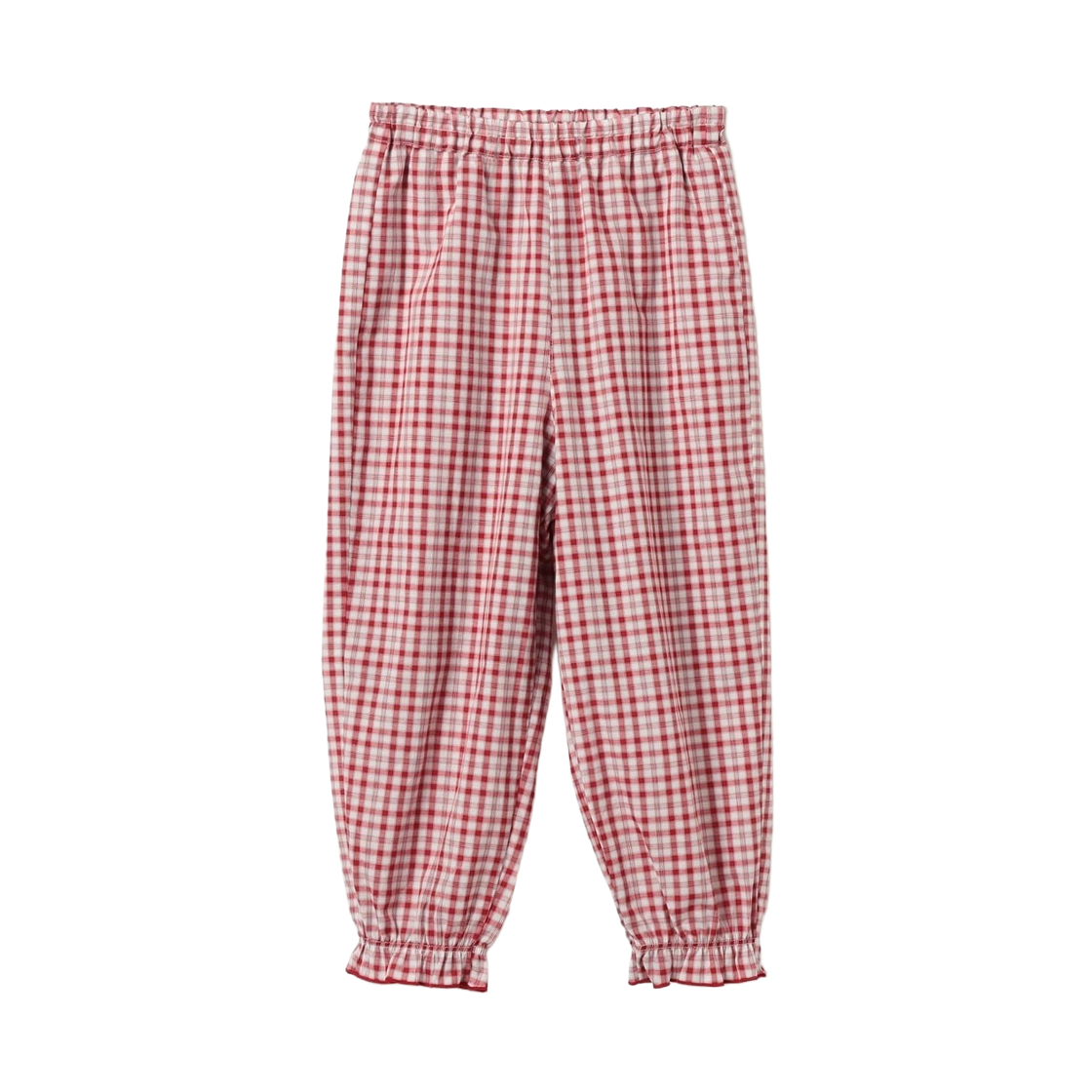 (키즈) 빔즈 미니 체크 팬츠 레드 체크((Kids) Beams Mini Check Pants Red Check)