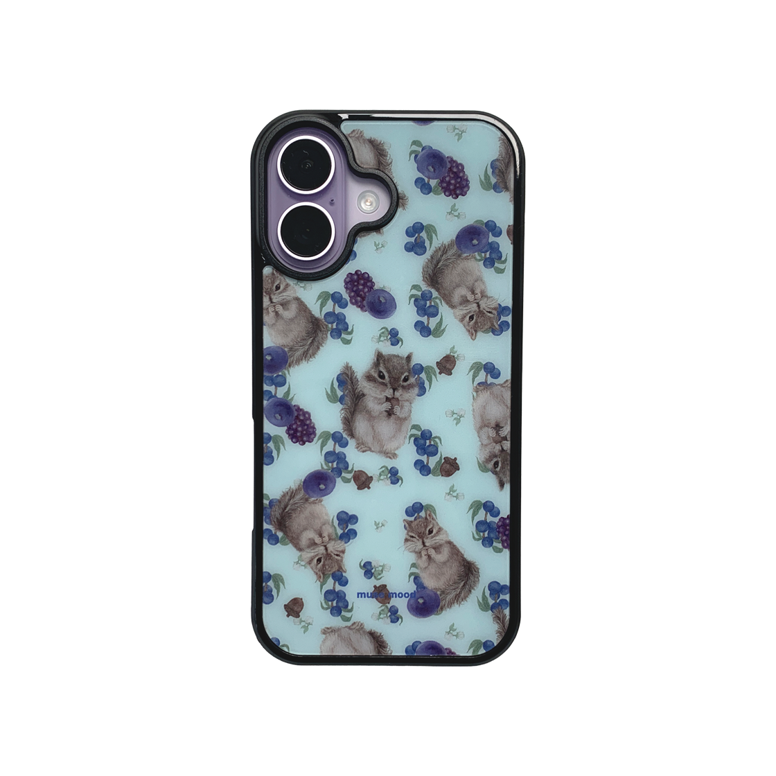 뮤즈무드 라이트 블루베리 팜 에폭시 휴대폰 케이스(Musemood Light Blueberry Farm Epoxy Phone Case)