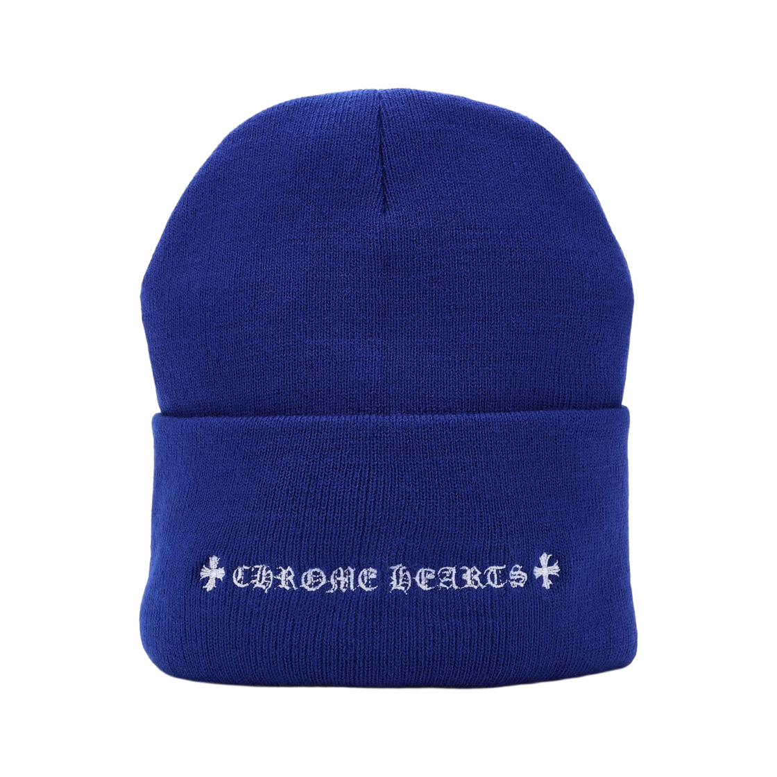 크롬하츠 CH 로고 워치 비니 블루(Chrome Hearts CH Logo Watch Beanie Blue) - 2