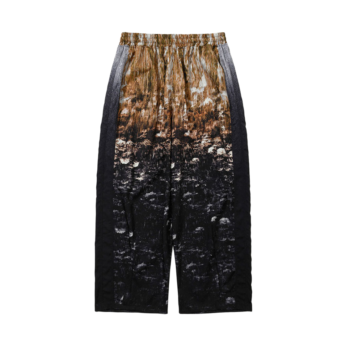 BSR26SSPT022 Bsrabbit Color-Block Mesh Track Pants Floral Mustard