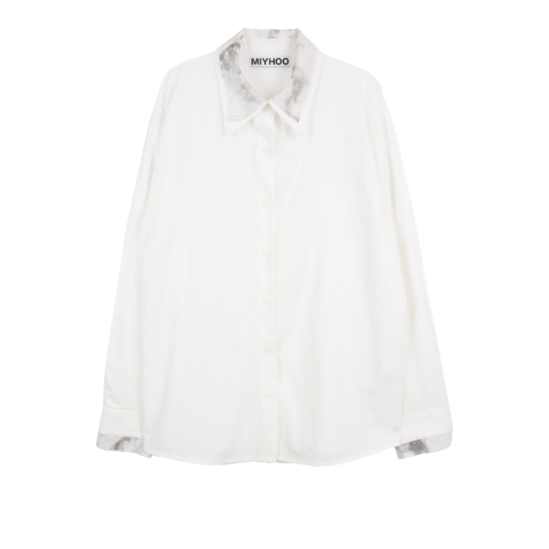 미와이후 소프트 레이어드 오버 셔츠 화이트(Miyhoo Soft Layered Over Shirt White)