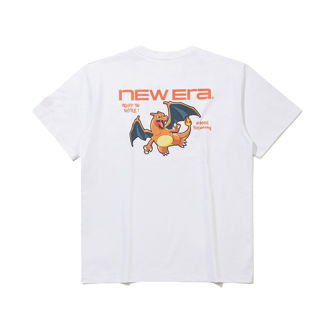 (키즈) 뉴에라 x 포켓몬 로고 티셔츠 화이트((Kids) New Era x Pokemon Logo T-Shirt White) - 2