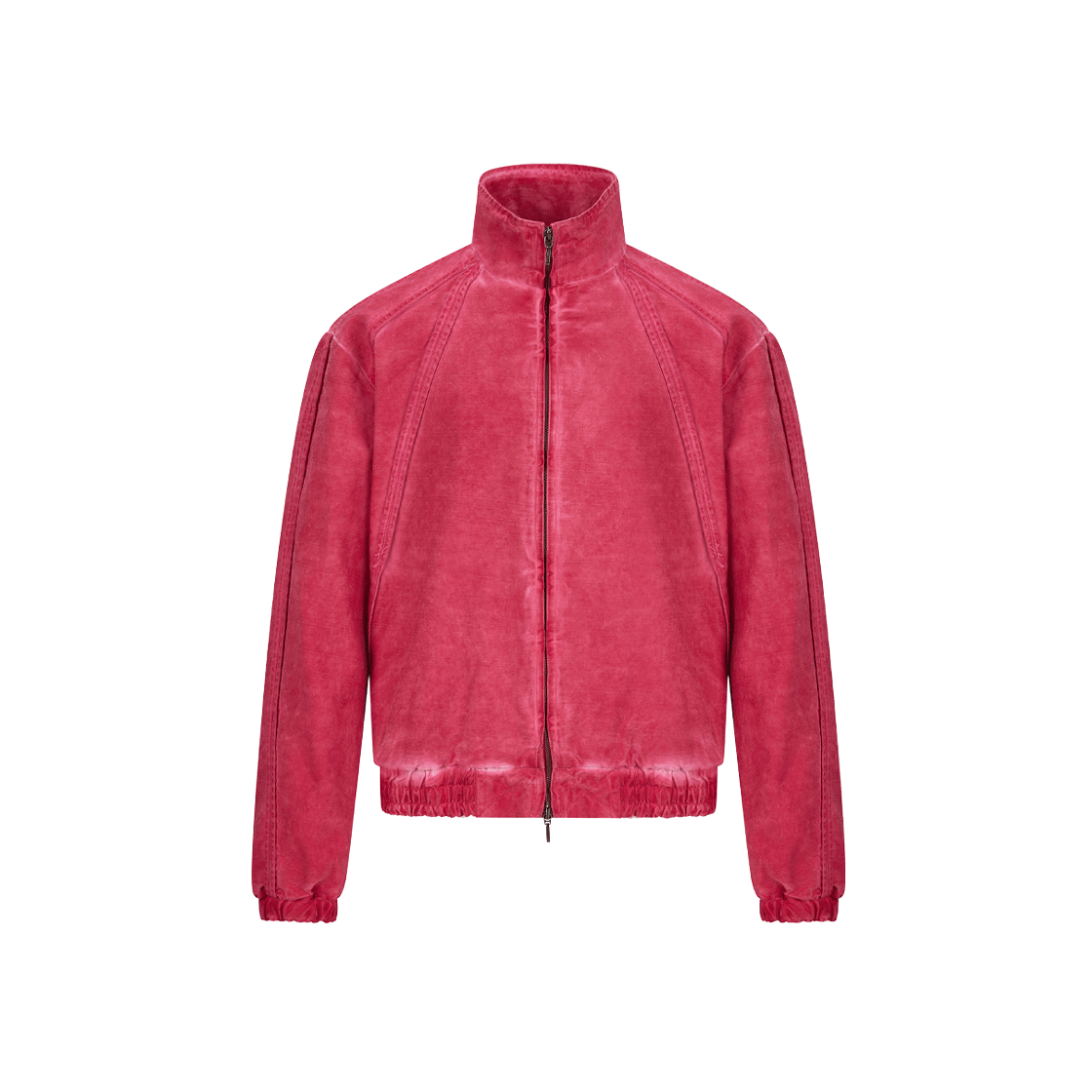 엔드릭스 엣지 바운드 다이드 하이넥 자켓 뮤트핑크(EDLIX Edge-Bound Dyed High-Neck Jacket Muted Pink)