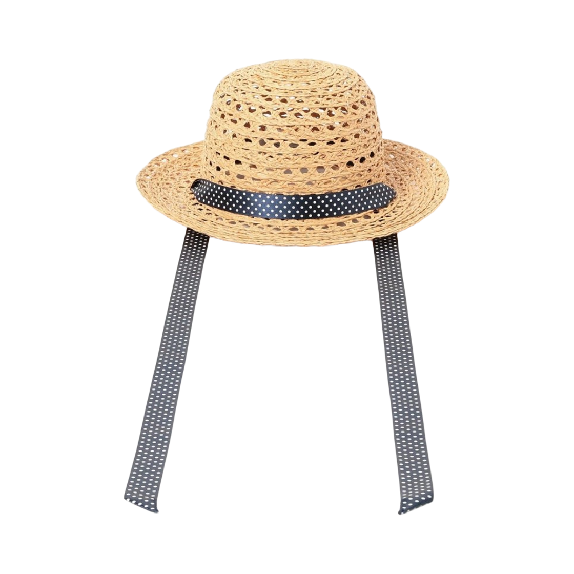 (W) 빔즈 보이 x 케이블아미 라피아 오픈 위브 브레이드 크라운 햇 베이지((W) Beams Boy x Cableami Raffia Open Weave Braid Crown Hat Beige) - 1
