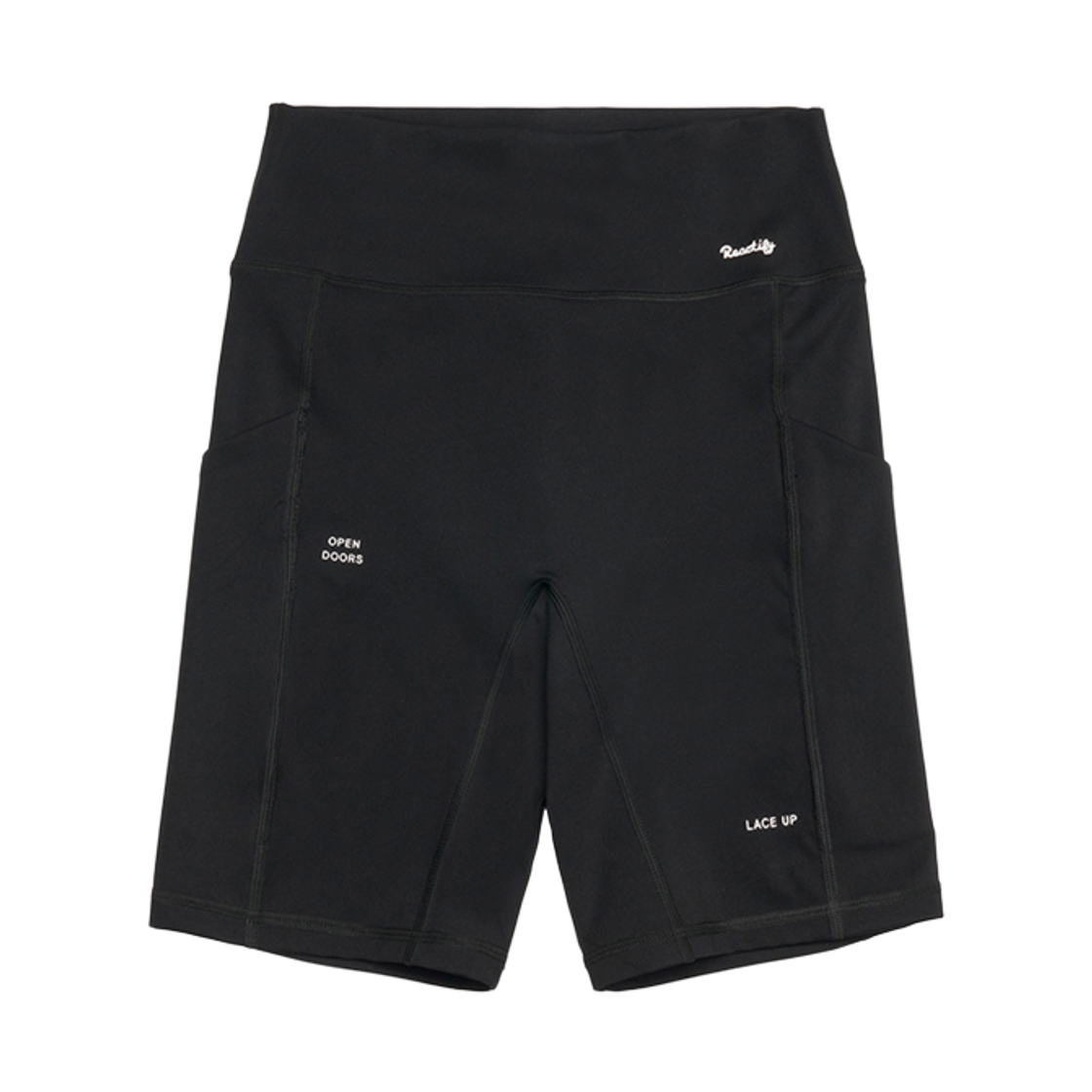 리액티파이 우먼 마인드셋 4부 레깅스 블랙(REACTIFY Women's Mindset 4part Leggings Black)
