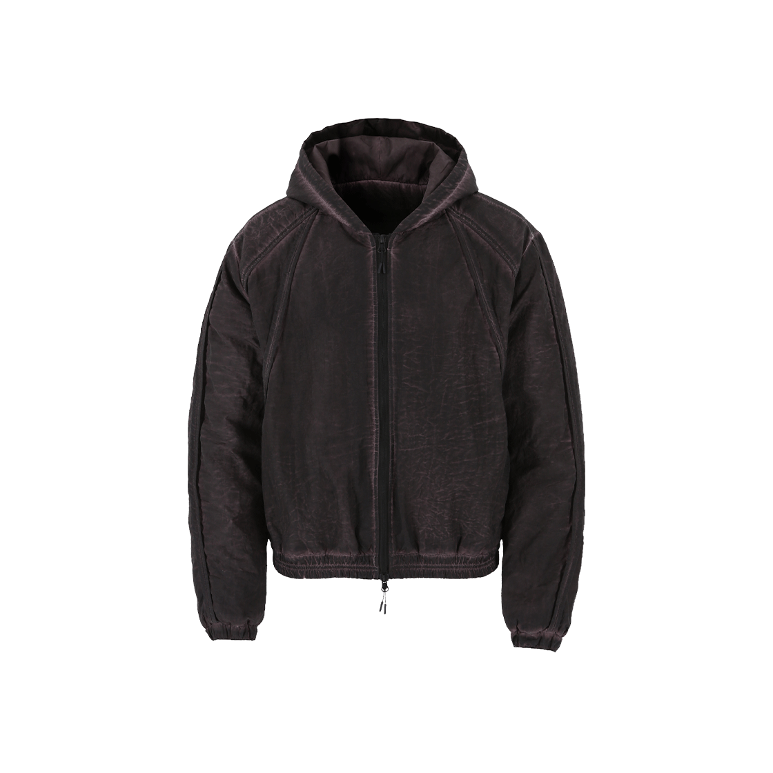 엔드릭스 패디드 다잉 라인 아웃 자켓 워시드 다크 퍼플(EDLIX Padded Dying Line Out Jacket Washed Dark purple)