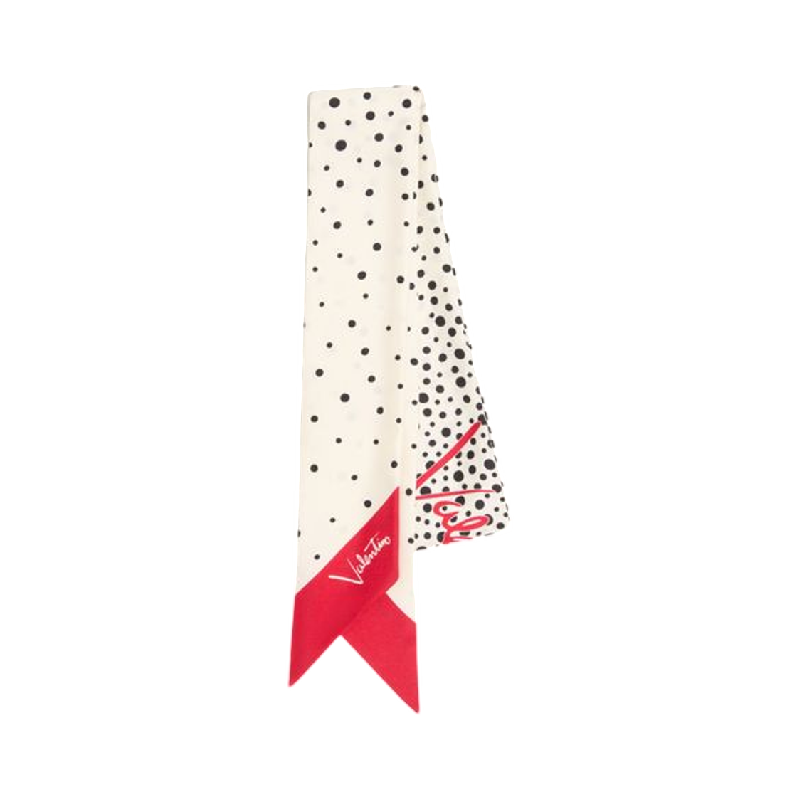 WE6017NJB3B6 Valentino Little Stars Starry Silk Bandeau Scarf Vanilla Multicolour
