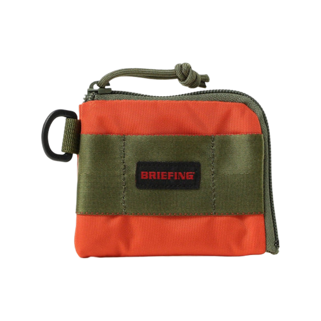 빔즈 보이 x 브리핑 투톤 코인 퍼스 오렌지(Beams Boy x Briefing Two-Tone Coin Purse Orange) - 1
